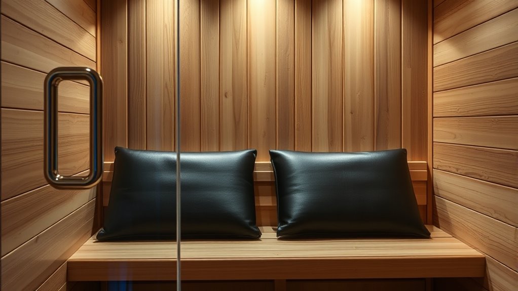 top sauna headrest selection
