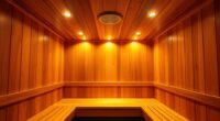 top sauna lighting options