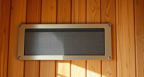 top sauna ventilation grills