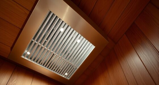 top sauna ventilation grills