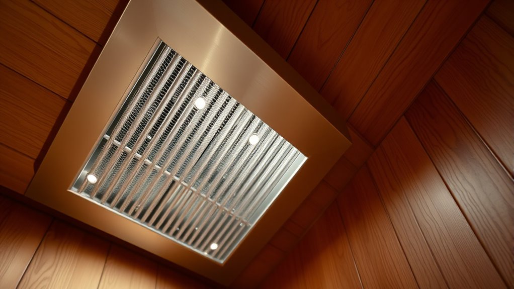 top sauna ventilation grills
