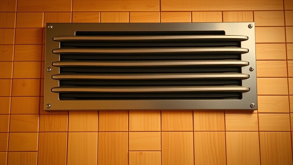 top sauna ventilation grills