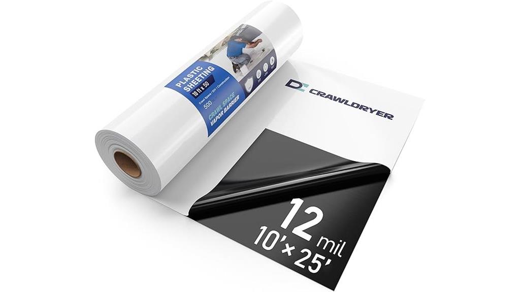 twelve mil crawl space barrier