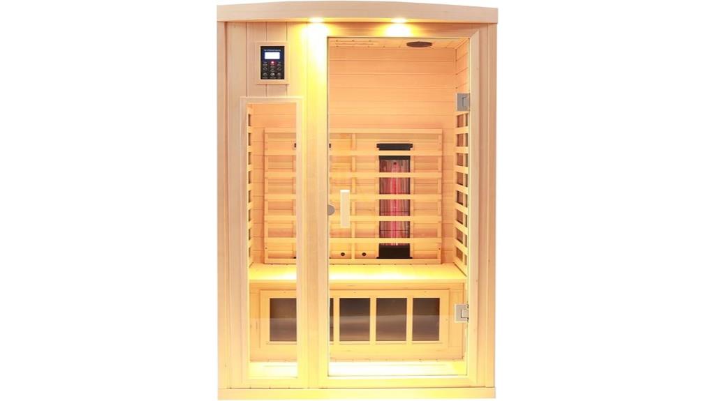two person bluetooth infrared sauna