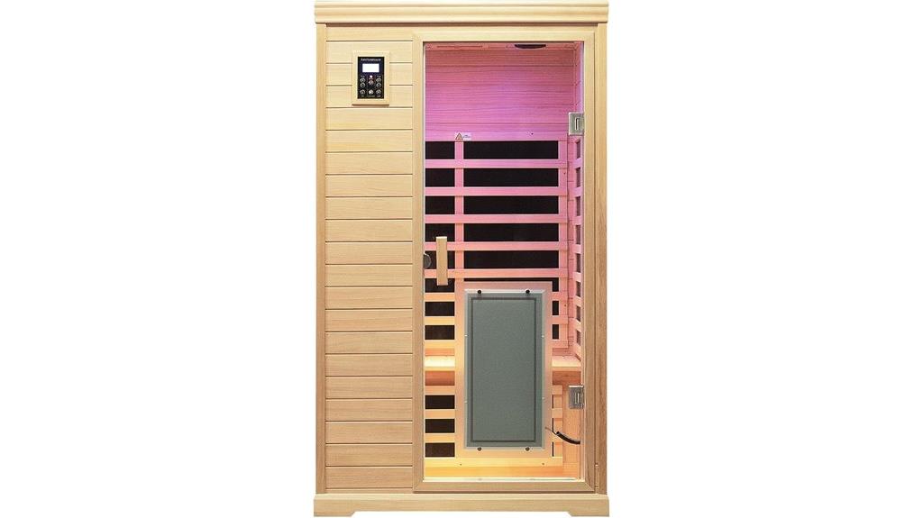 two person low emf sauna