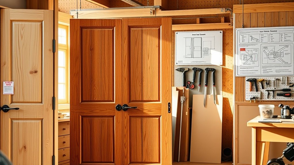 types of door hinge mechanisms