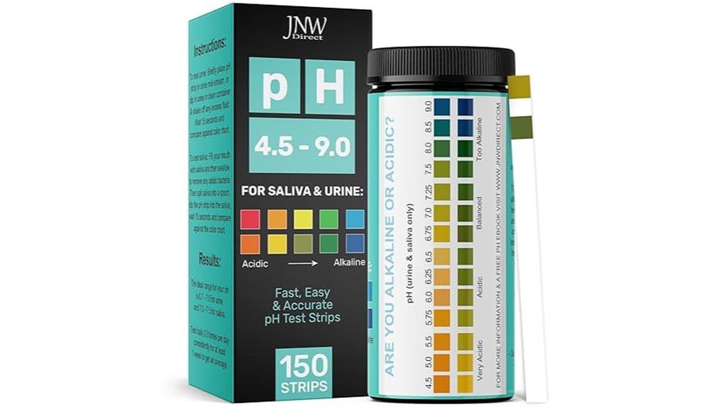 urine saliva ph strips
