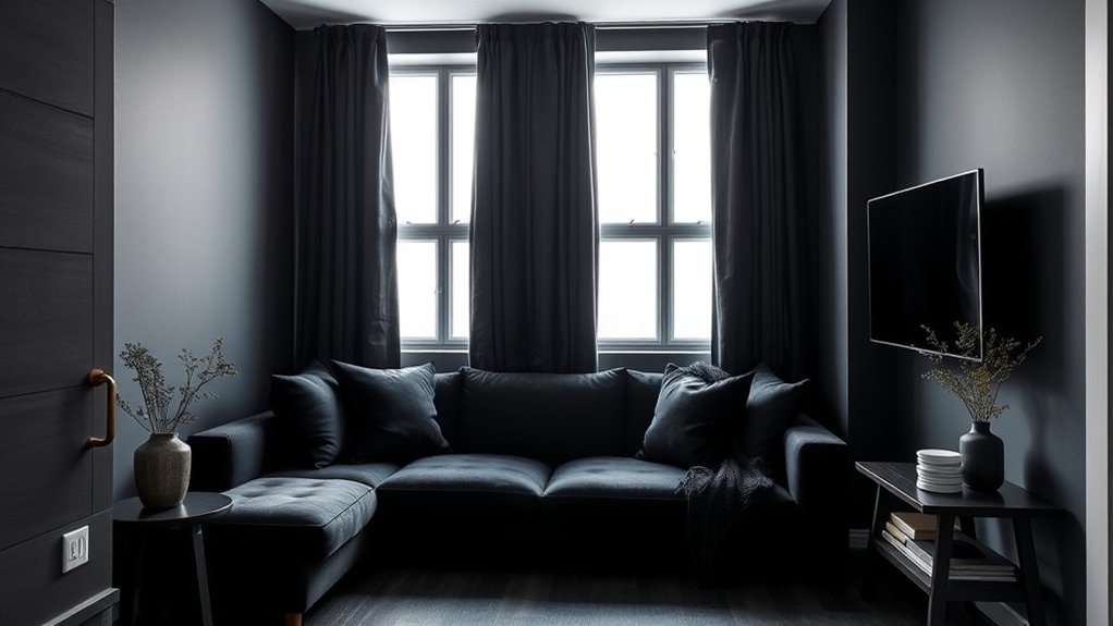use dark colors sparingly