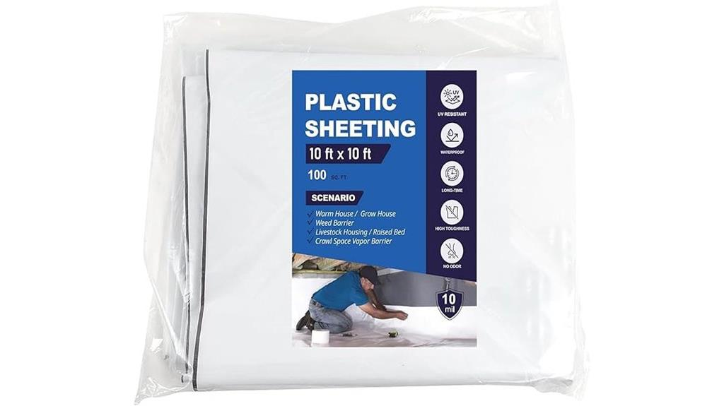 vapor barrier drop cloth