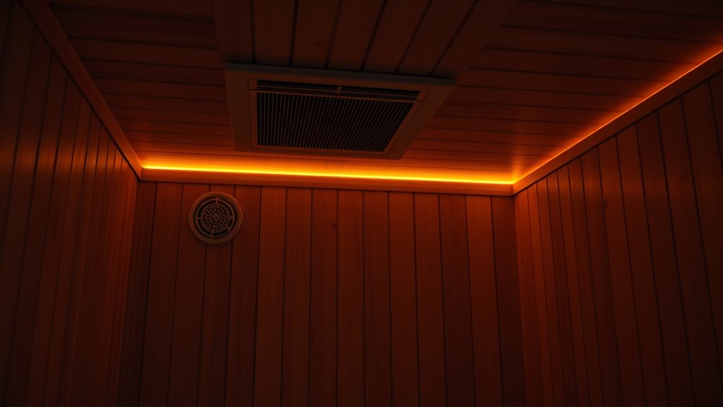 ventilation prevents sauna moisture buildup