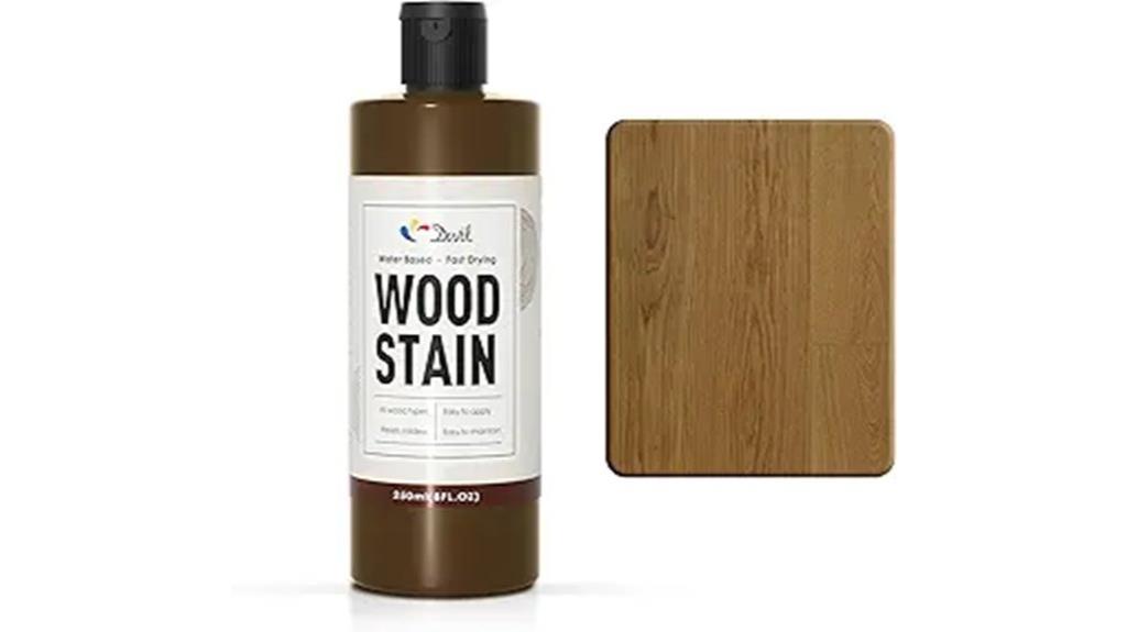 water based natural oak stain