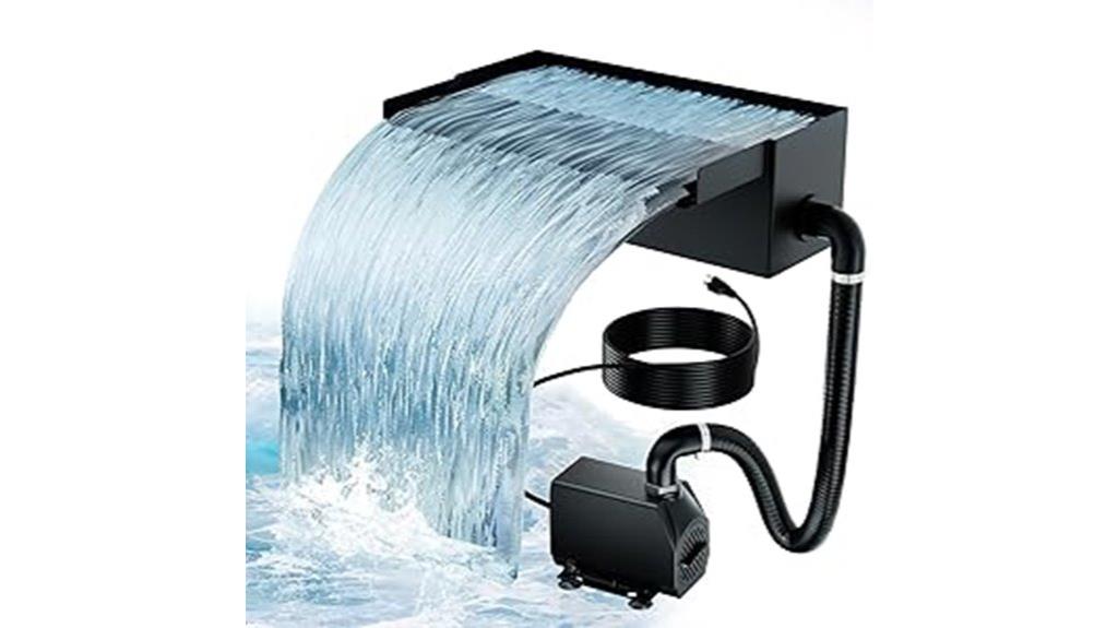 waterfall kit with pump