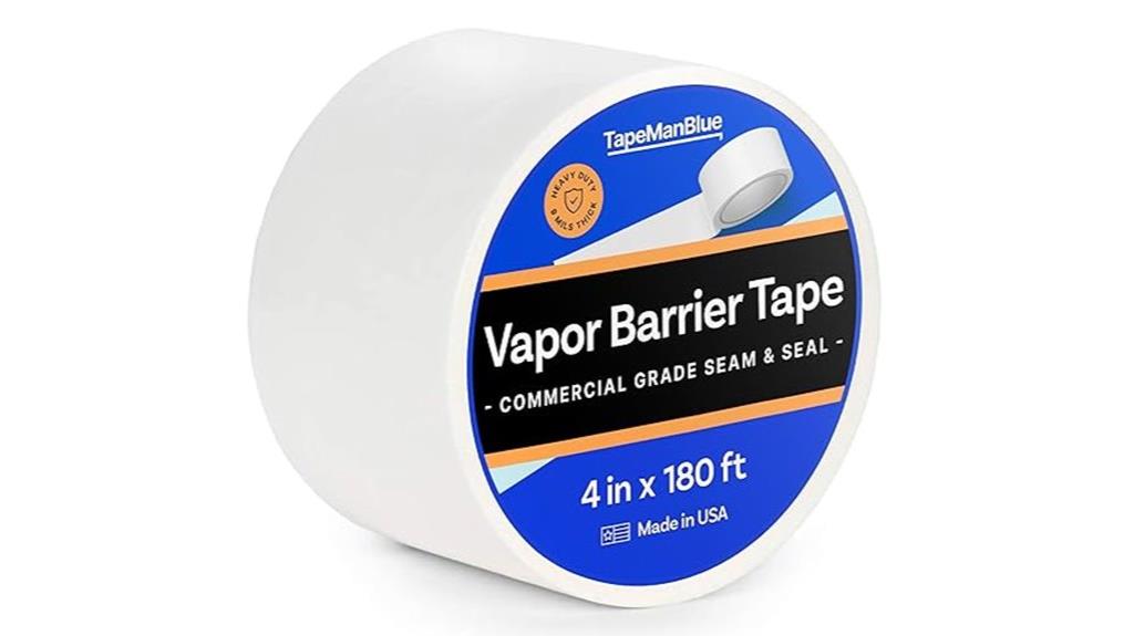 waterproof 4 inch vapor tape
