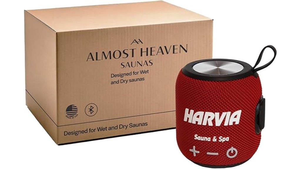 waterproof portable sauna speaker