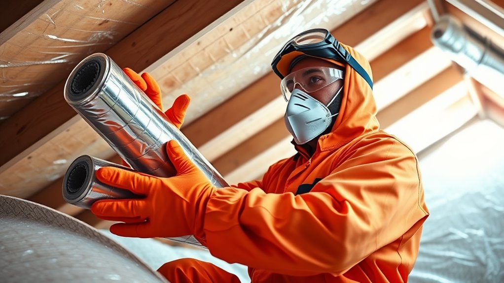 wear protective gear during installation