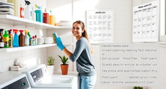 weekend cleaning and mold prevention