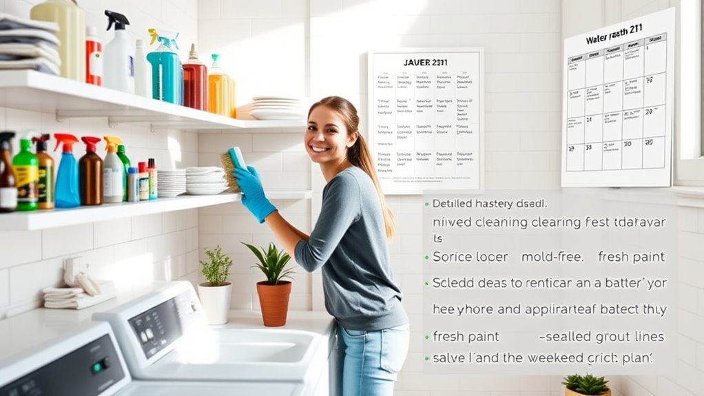weekend cleaning and mold prevention