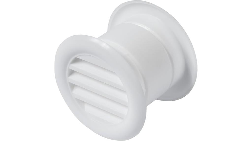 white 1 5 inch vent