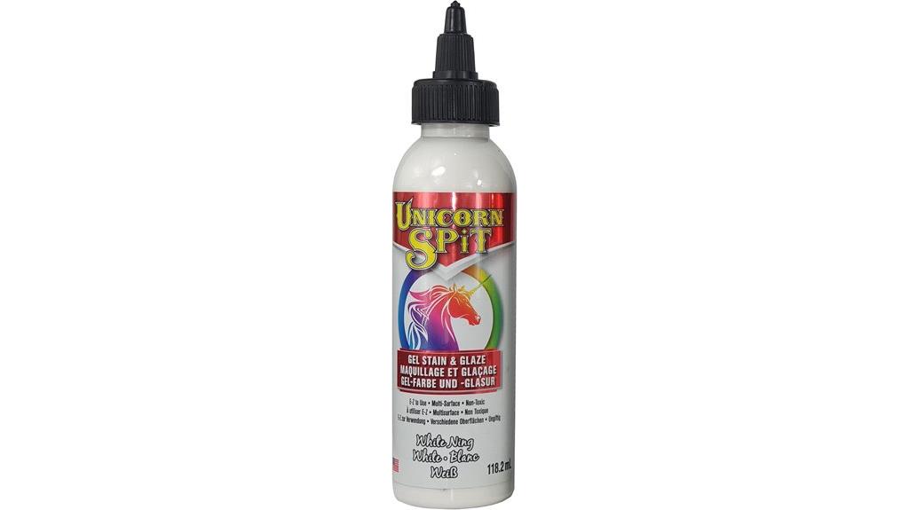 white gel stain bottle