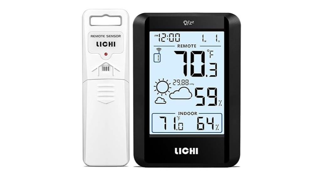 wireless indoor outdoor thermometer
