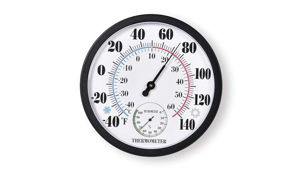 wireless waterproof wall thermometer