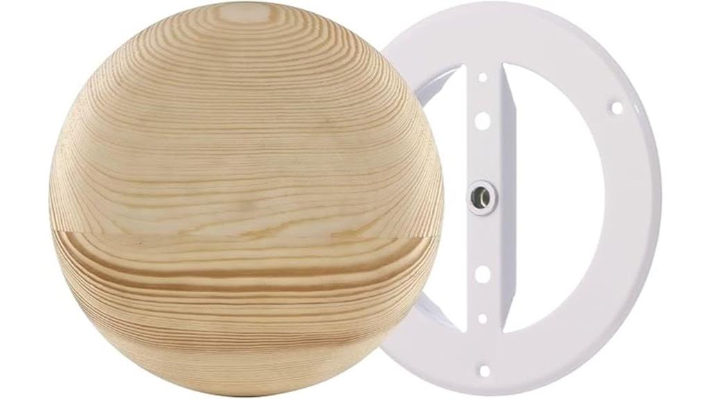 wooden vent cover 4 inch