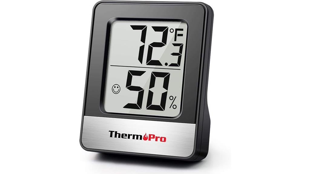 digital hygrometer with temperature