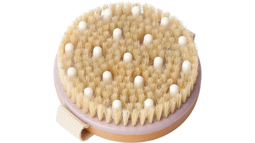 dry skin lymphatic brush
