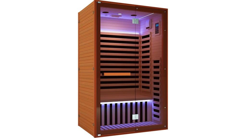 dual person infrared sauna