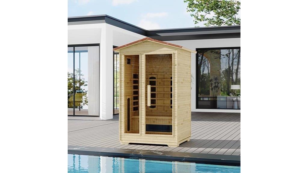 infrared sauna with chromotherapy