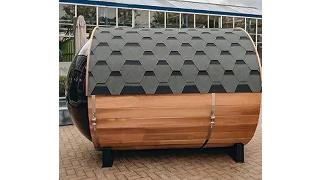 large panoramic sauna