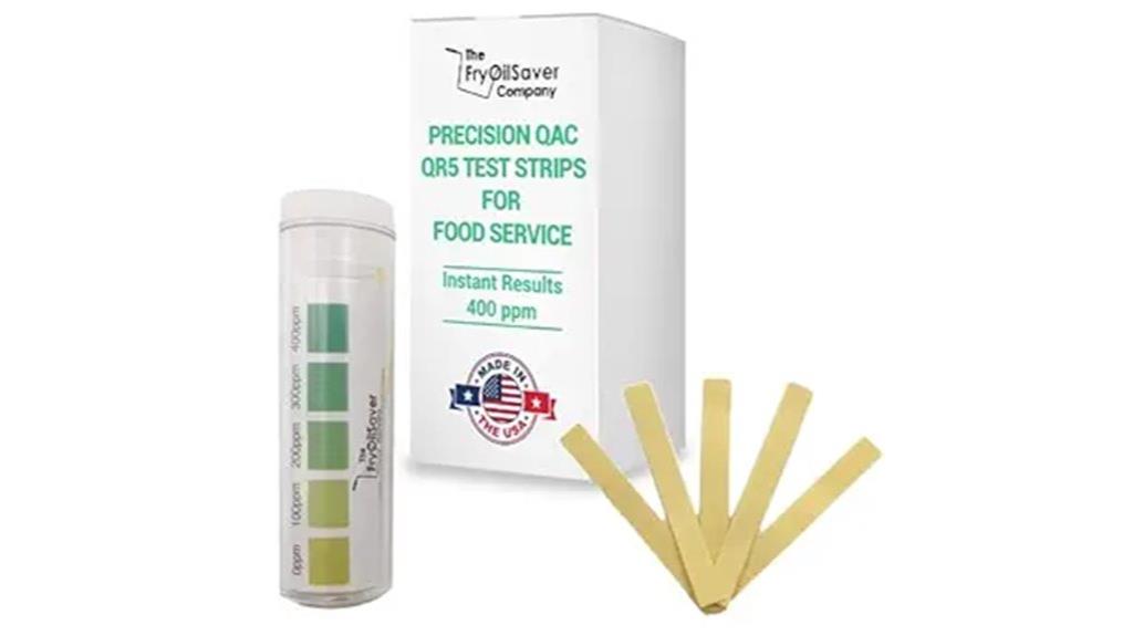 quat test strips vial