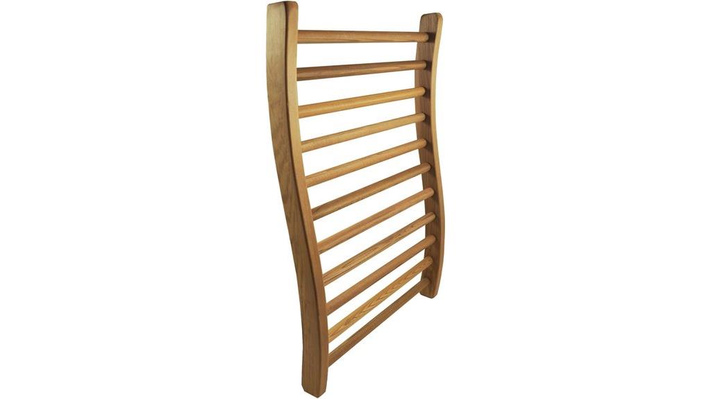 red cedar sauna backrest
