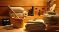 sauna accessories for relaxation