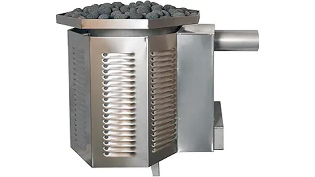 stainless steel sauna heater
