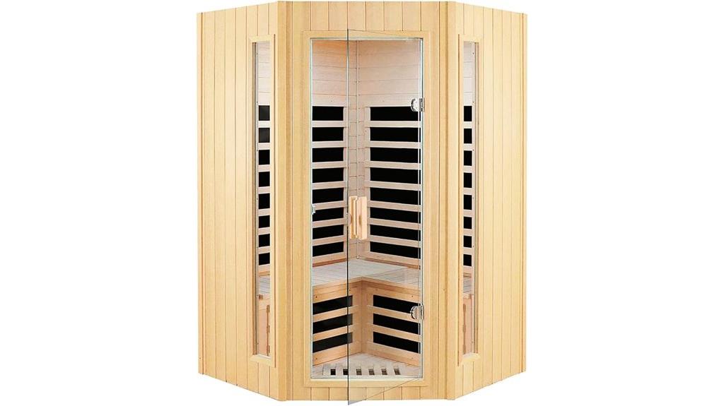 two to three person sauna