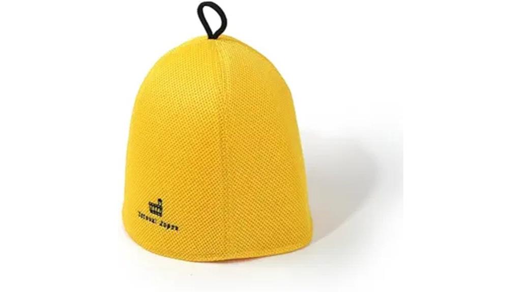 washable breathable unisex sauna hat