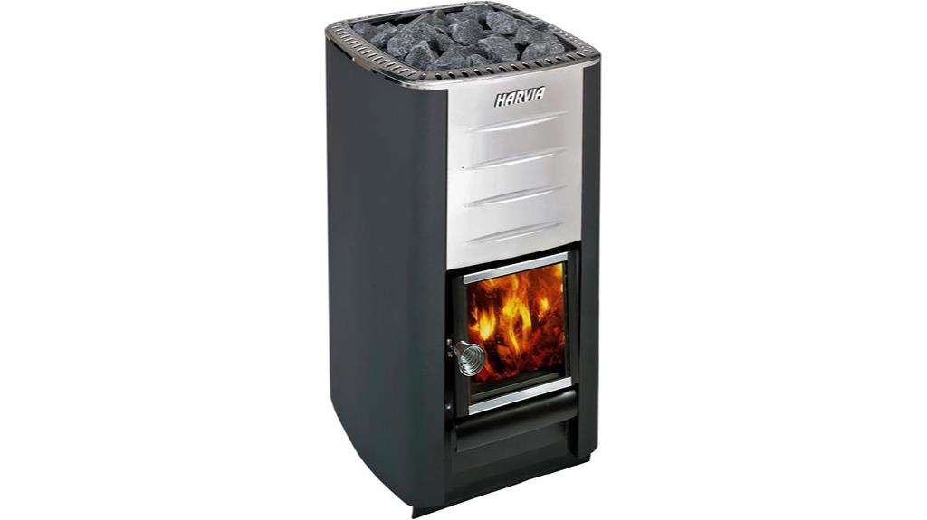wood burning sauna heater