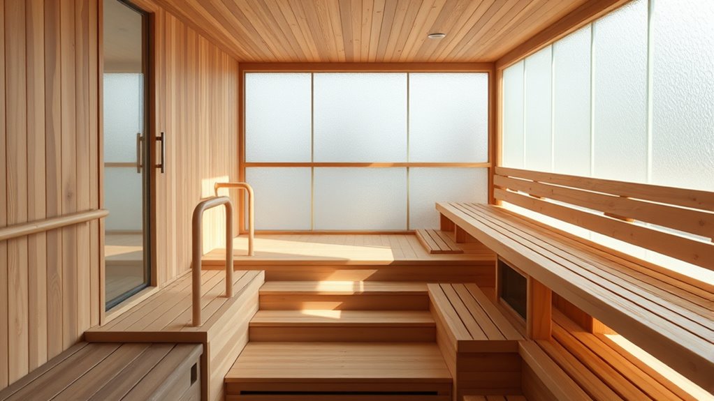 accessible sauna for mobility