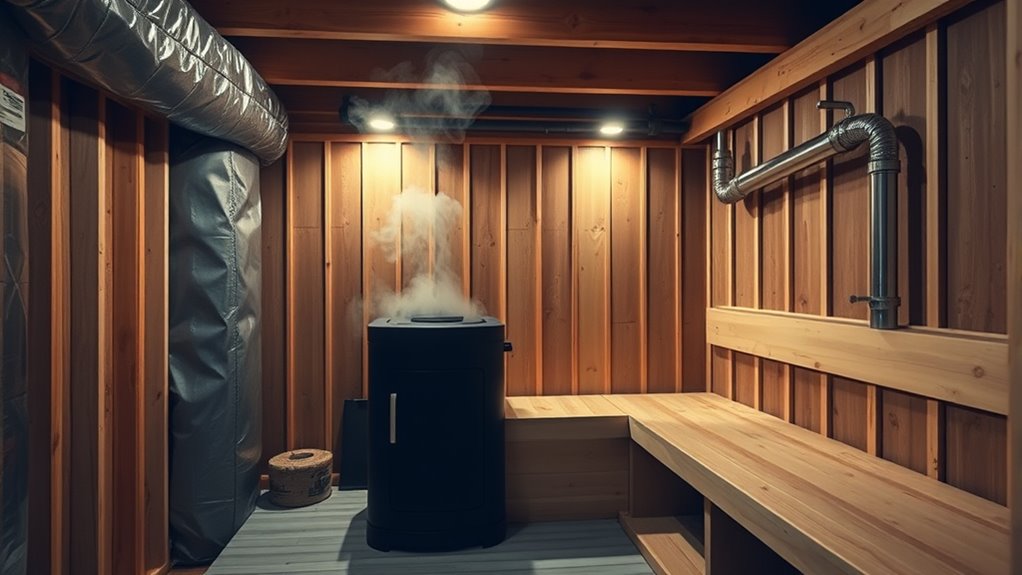 basement sauna installation challenges