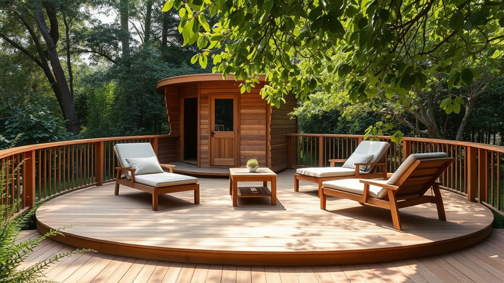 build outdoor sauna retreat