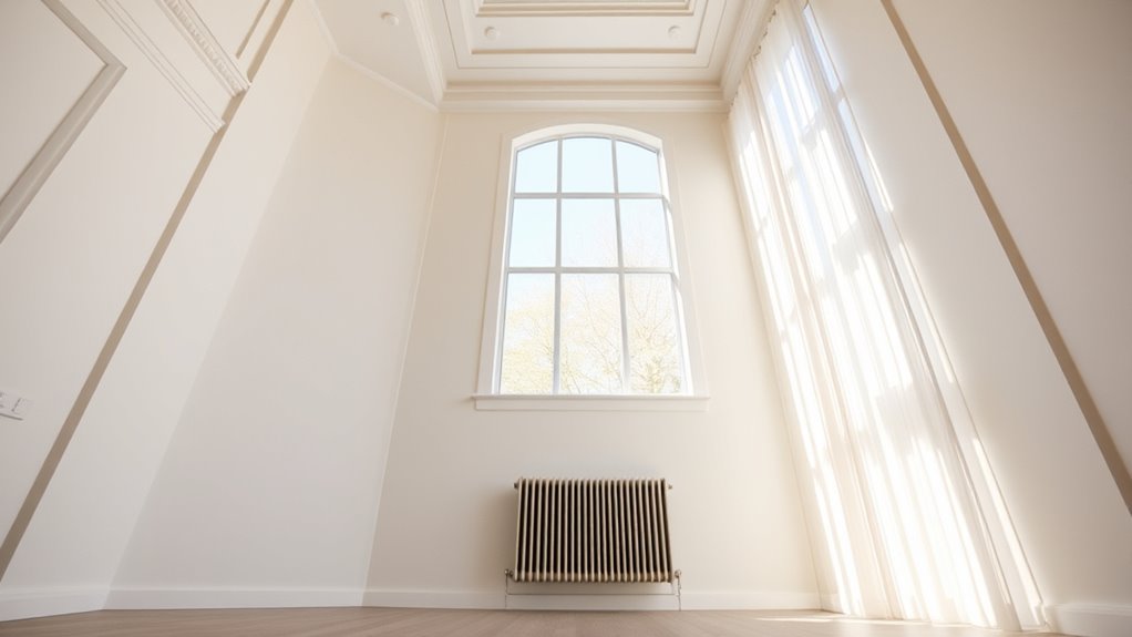 ceiling height influences heating