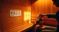 children s sauna age restrictions