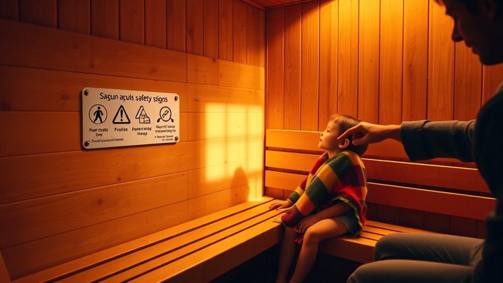 children s sauna age restrictions