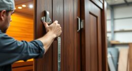 choosing sauna door hardware