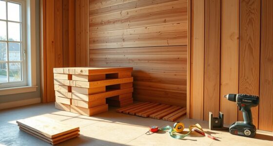 constructing a diy home sauna