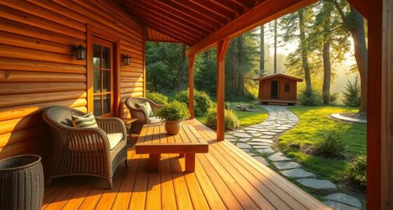 constructing a sauna relaxation porch