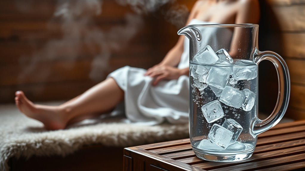 cool down rehydrate after sauna