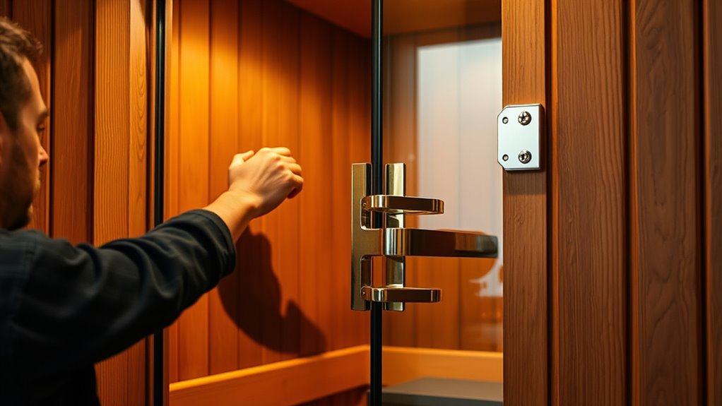 durable stylish sauna hardware