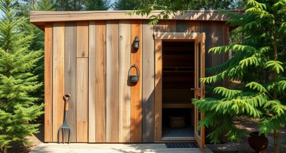 eco friendly recycled sauna
